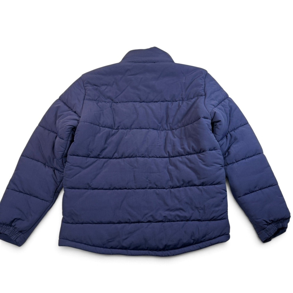 J Crew Nordic Puffer Jacket Mens Medium Navy Blue Primaloft Insulated AZ580 - Picture 2 of 14